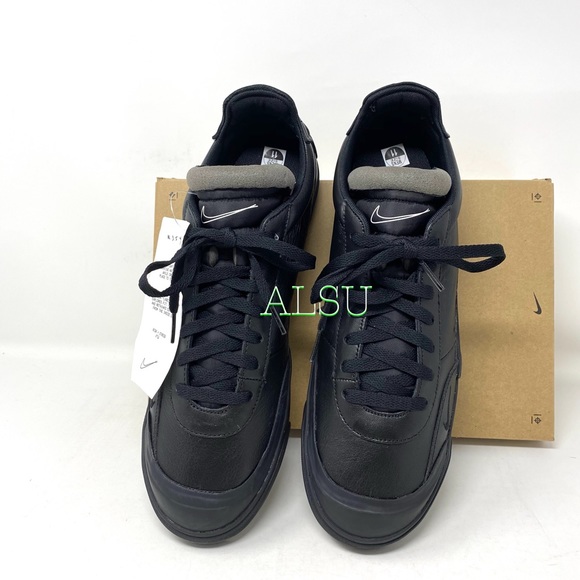 Nike Drop-Type PRM Leather Black Men’s Sneakers - Picture 7 of 9